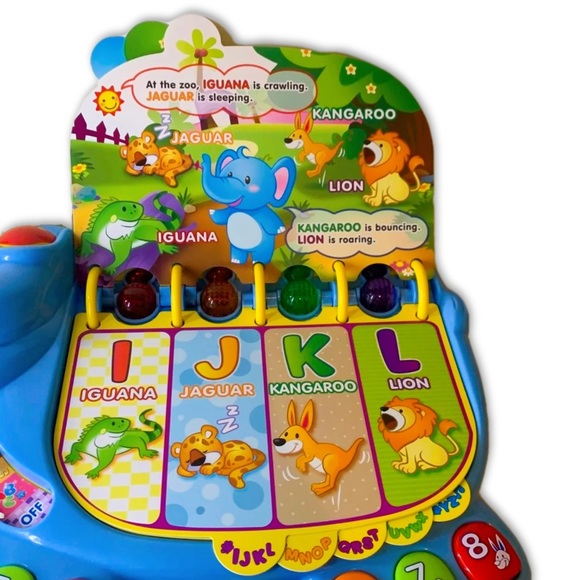 VTech Touch and Teach Blue Elephant Book - Picture 3 of 6